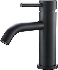 Mejora tu baño con estos accesorios para grifos de lavabo negros