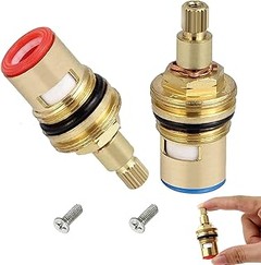 Comparativa de cartuchos de cerámica y compresión para grifos de baño