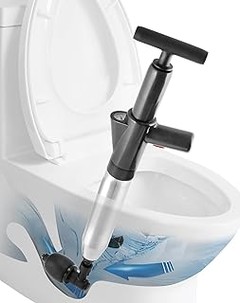 Pros y contras de usar un desatascador de WC manual