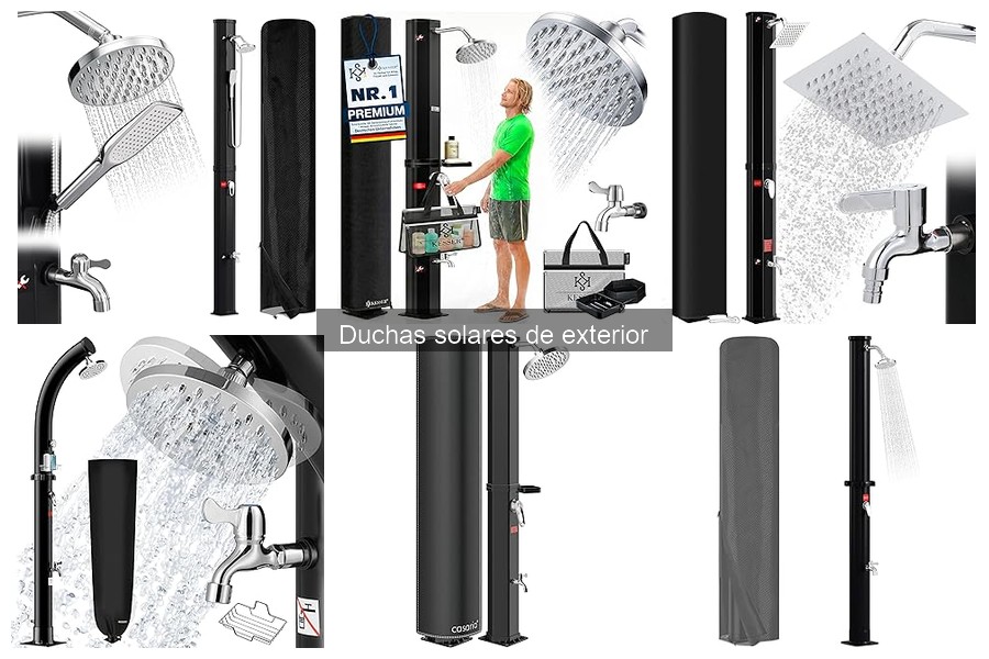 Accesorios imprescindibles para duchas solares de exterior