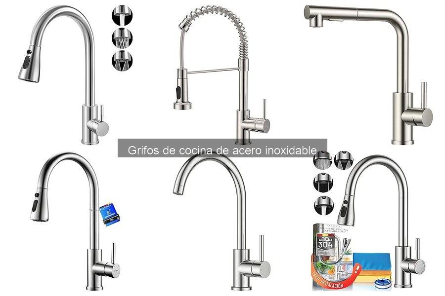 Accesorios para Grifos de Cocina de Acero Inoxidable