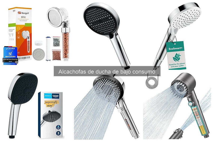 Alternativas a Alcachofas de Ducha de Bajo Consumo