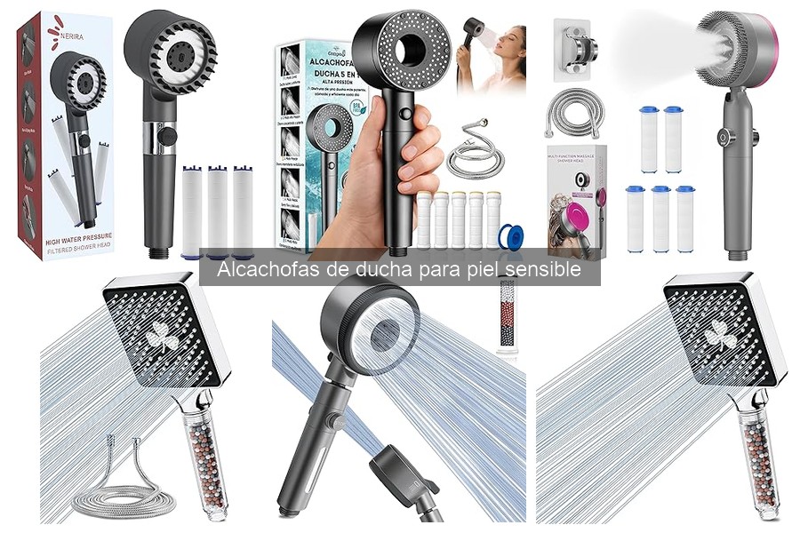 Alternativas a alcachofas de ducha para piel sensible