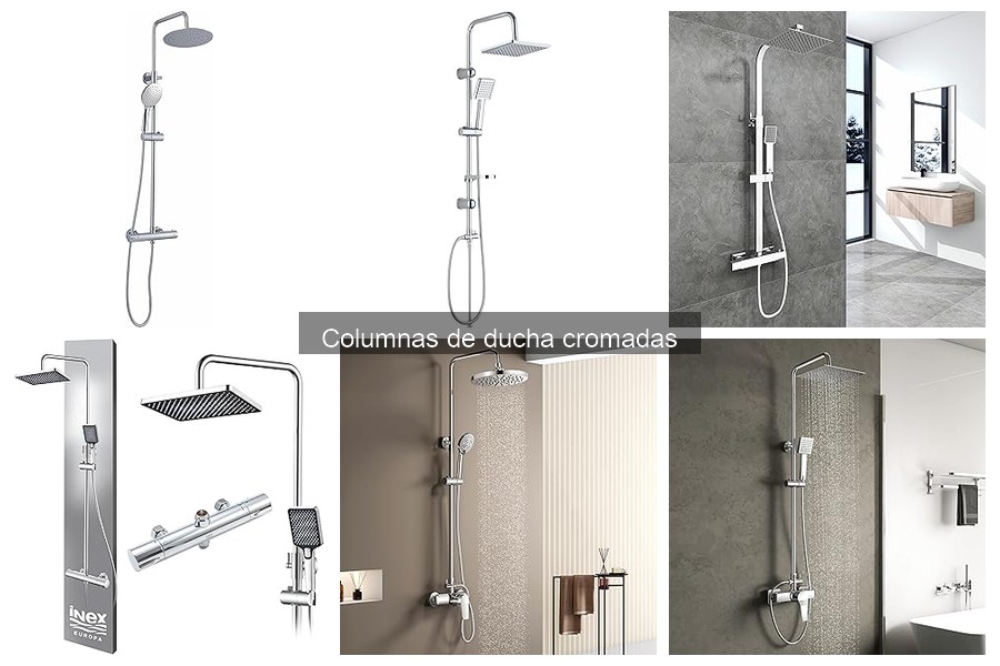 Alternativas a columnas de ducha cromadas: descubre opciones