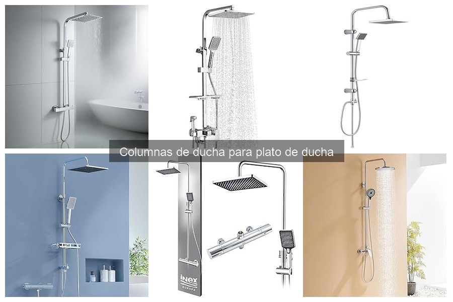 Alternativas a columnas de ducha para plato de ducha