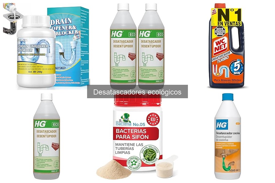 Alternativas a desatascadores ecológicos para desatascos