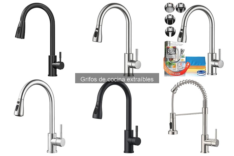 Alternativas a Grifos de Cocina Extraíbles: Mejores Opciones