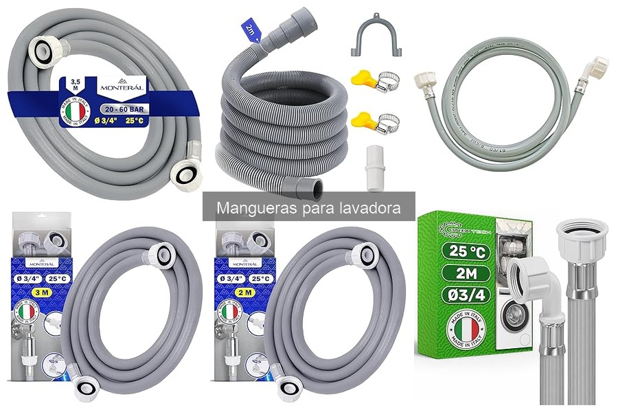 Alternativas a la manguera estándar de lavadora