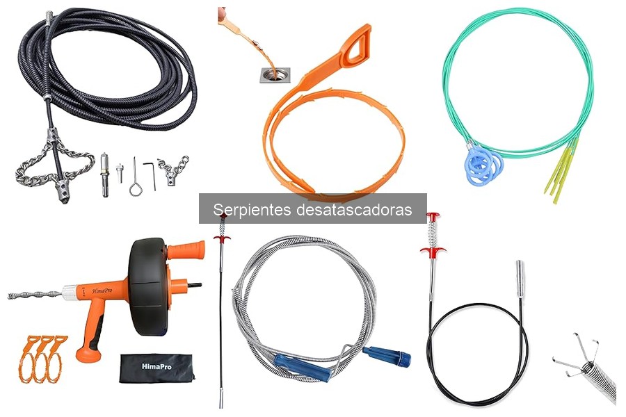 Alternativas a la serpiente desatascadora para tuberías