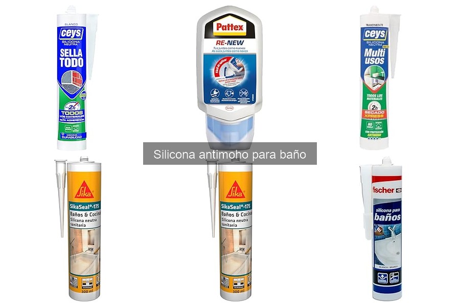 Alternativas a la silicona antimoho para el baño