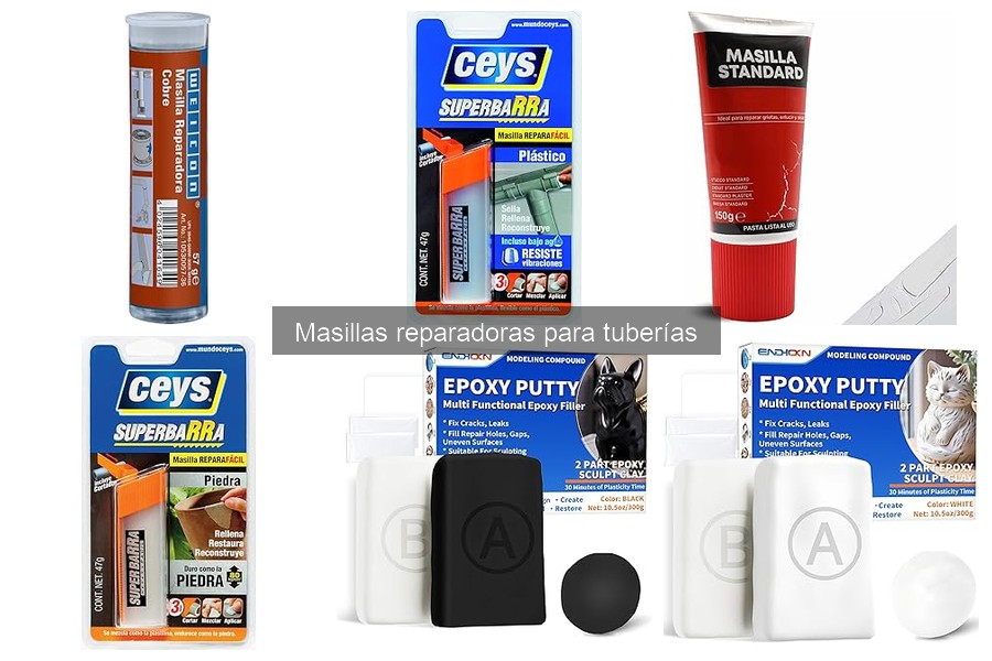 Alternativas a las masillas reparadoras para tuberías