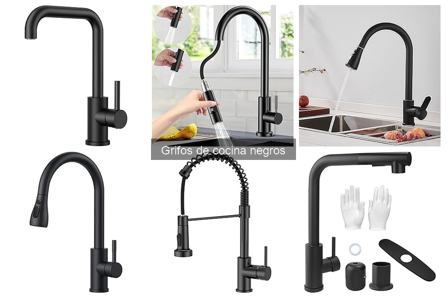 Alternativas a los grifos de cocina negros: opciones elegantes