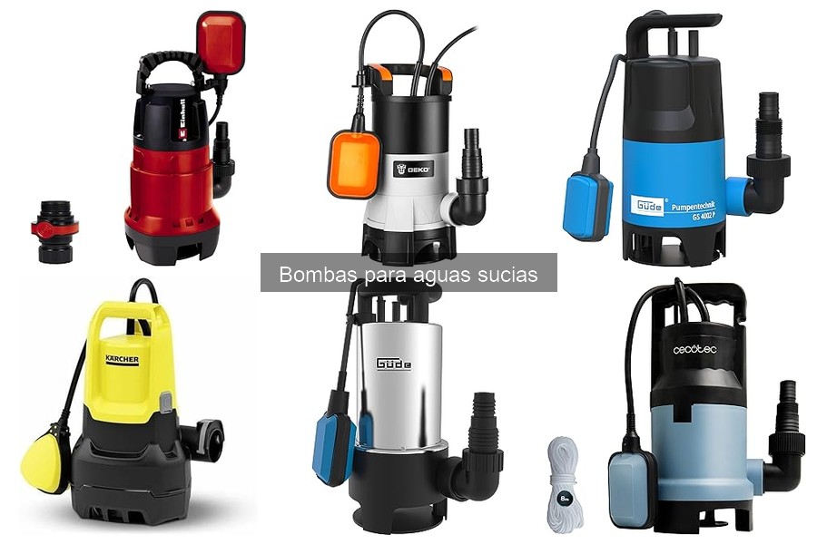 Alternativas efectivas a las bombas para aguas sucias