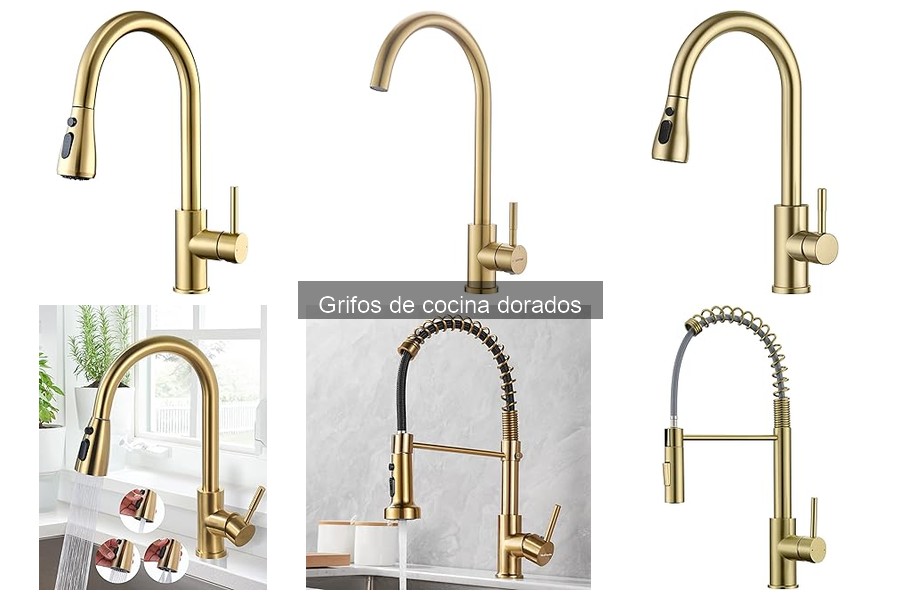 Características de los Grifos de Cocina Dorados