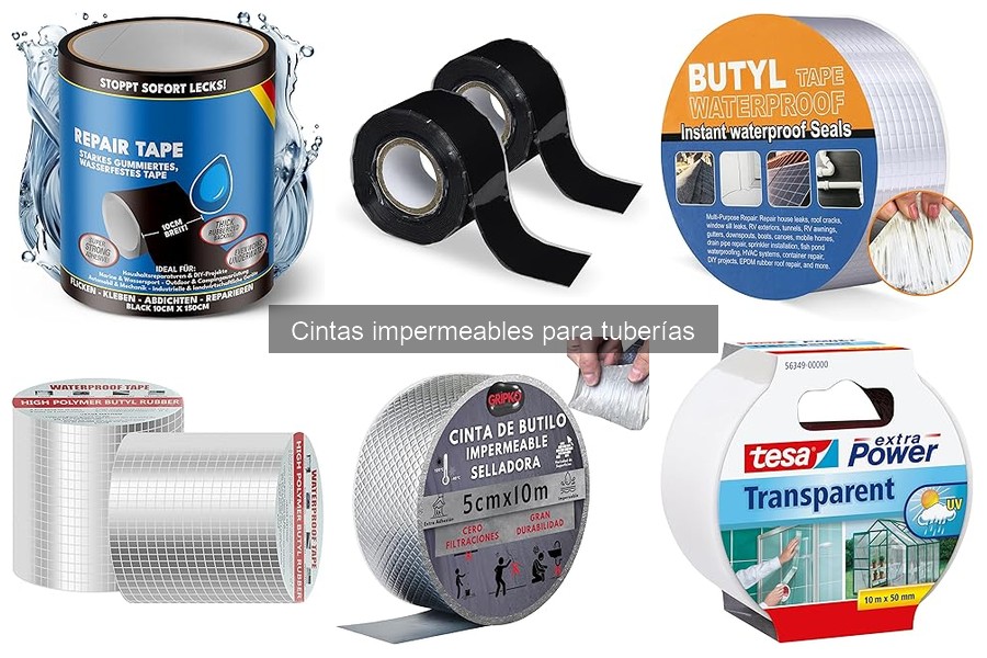 Cinta impermeable para tuberías vs silicona: ¿Cuál elegir?