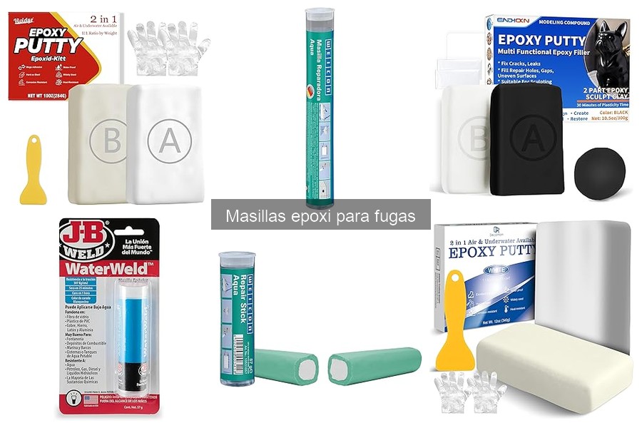 Cómo aplicar masilla epoxi para fugas de forma efectiva