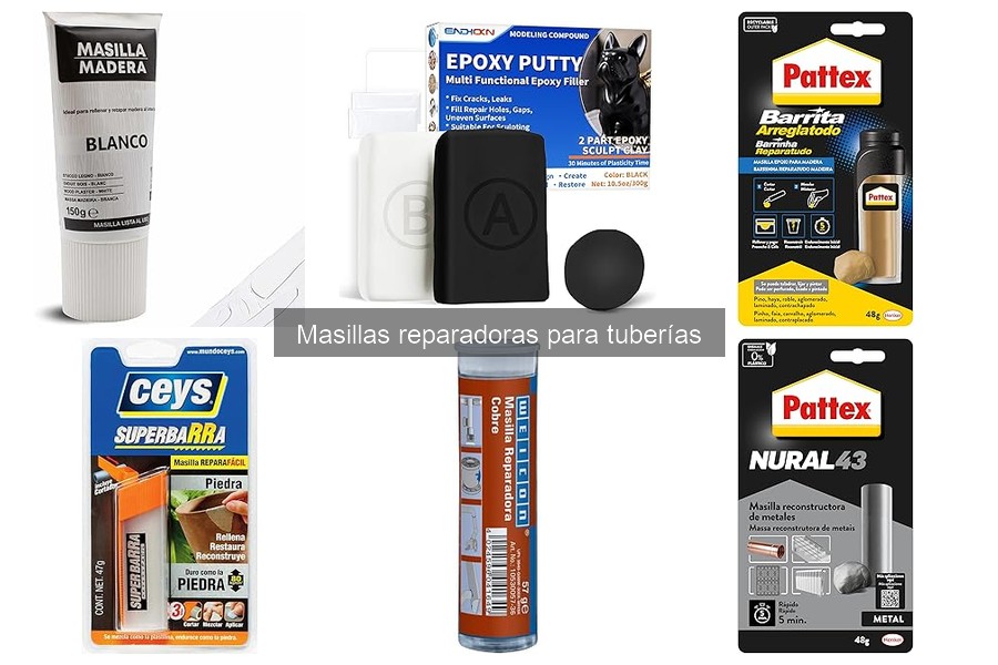 Cómo aplicar masilla reparadora en tuberías: pasos y consejos