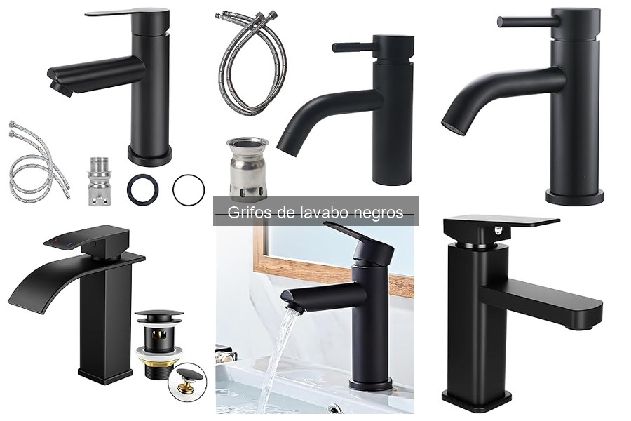 Cómo elegir el mejor grifo de lavabo negro para tu baño