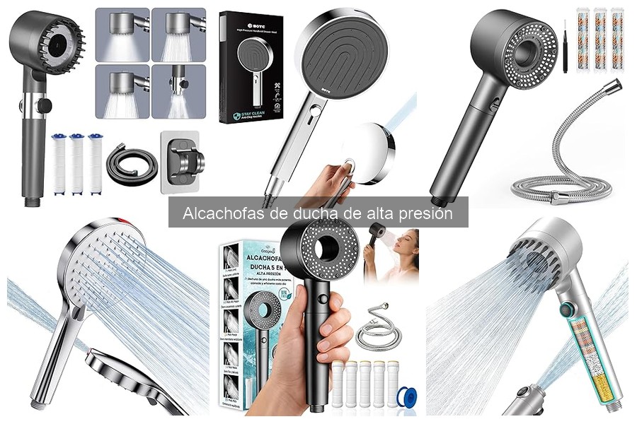 Cómo elegir la mejor alcachofa de ducha de alta presión