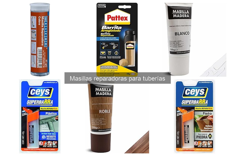 Cómo elegir la mejor masilla reparadora para tuberías