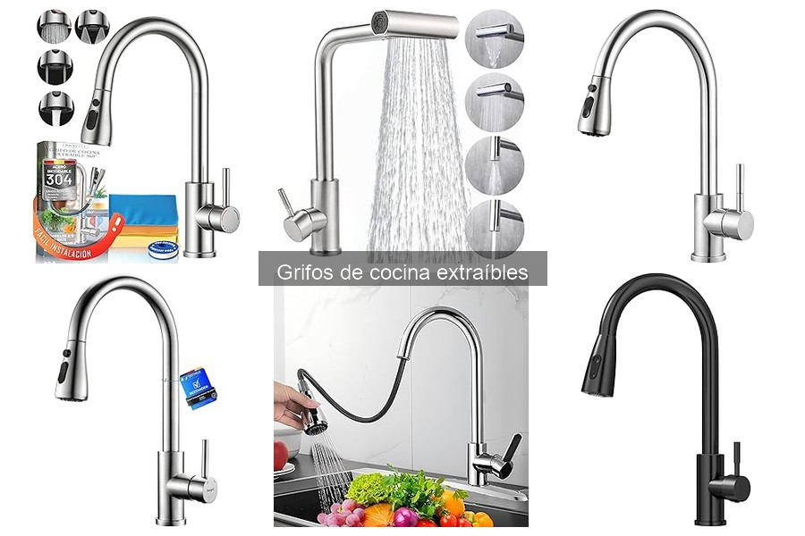 Cómo mantener y limpiar grifos de cocina extraíbles