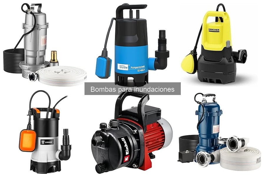 Comparativa: Bombas eléctricas vs. manuales para inundaciones