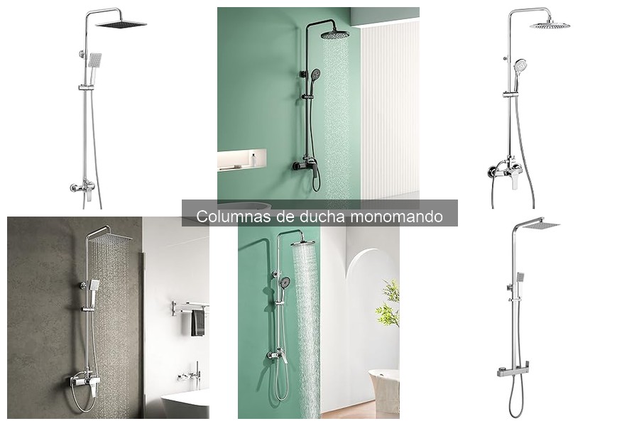Comparativa Columnas de Ducha Monomando vs Bimando