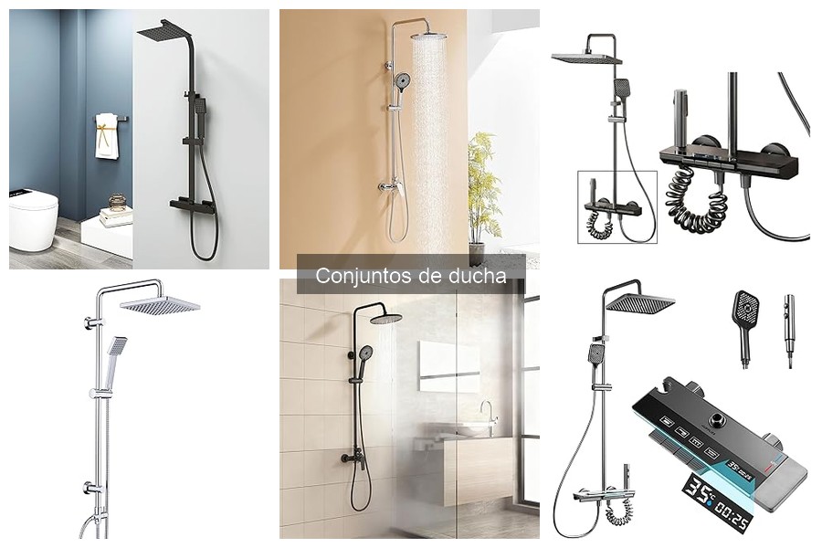 Comparativa: Conjuntos de Ducha Fijos vs. de Mano