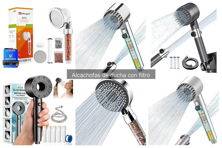 Comparativa de Alcachofas de Ducha con y sin Filtro