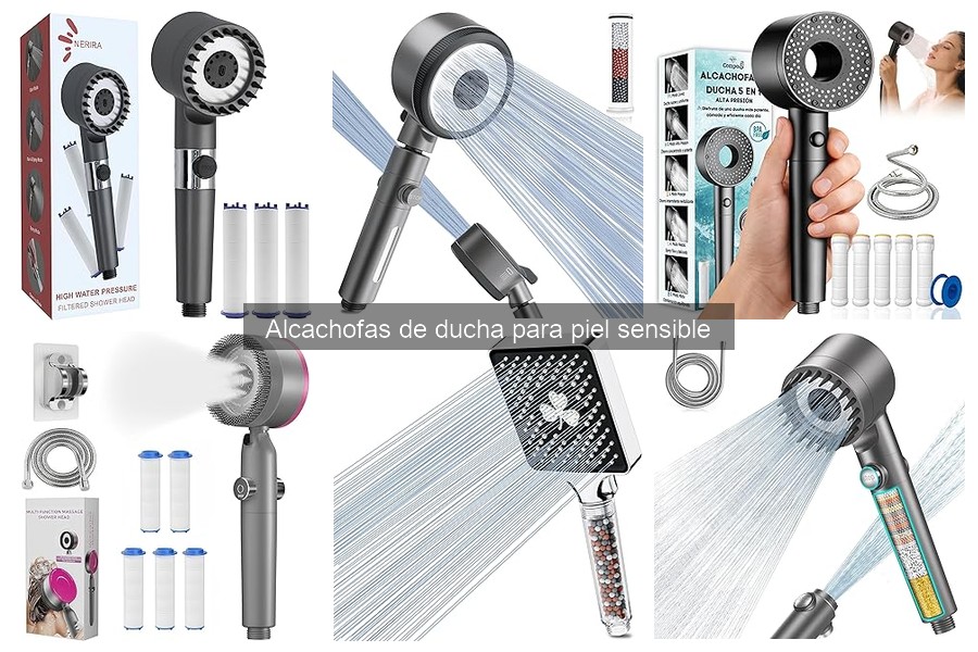 Comparativa de Alcachofas de Ducha para Piel Sensible y Estándar