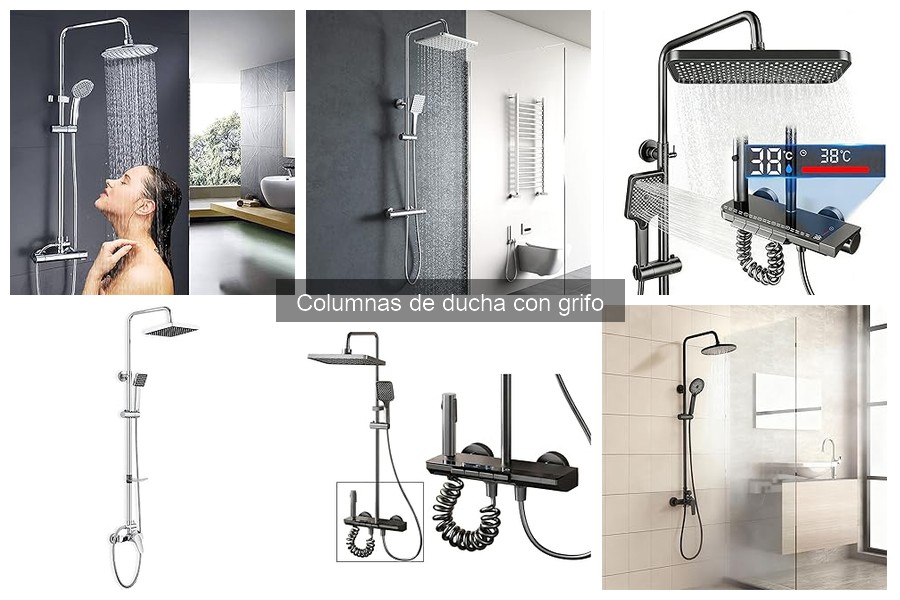 Comparativa de columnas de ducha con grifo: marcas y precios