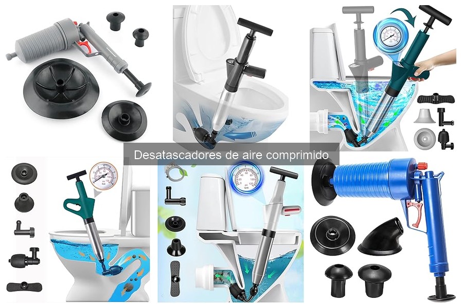 Comparativa de Desatascadores de Aire Comprimido y Otras Herramientas