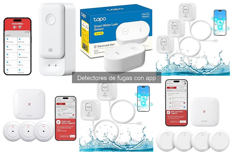 Comparativa de Detectores de Fugas con App para el Hogar