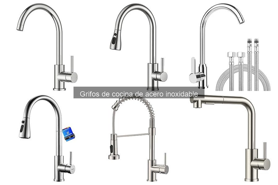 Comparativa de Grifos de Cocina de Acero Inoxidable