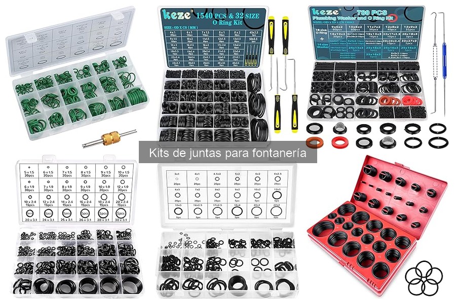 Comparativa de Kits de Juntas para Fontanería