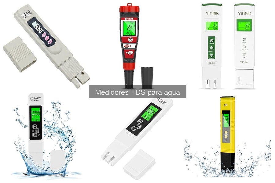 Comparativa de los mejores medidores TDS para agua en casa