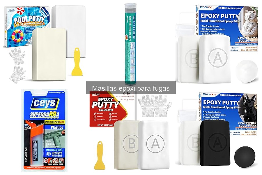 Comparativa de Masillas Epoxi: Ceys vs J-B Weld vs WEICON