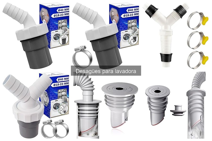 Comparativa de materiales de desagües para lavadora