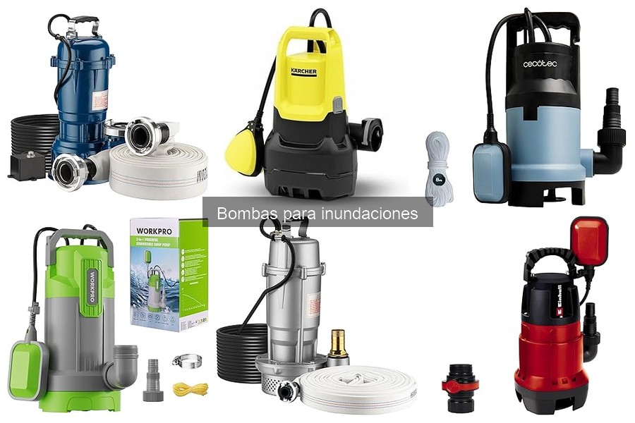 Comparativa de precios de bombas para inundaciones 2023