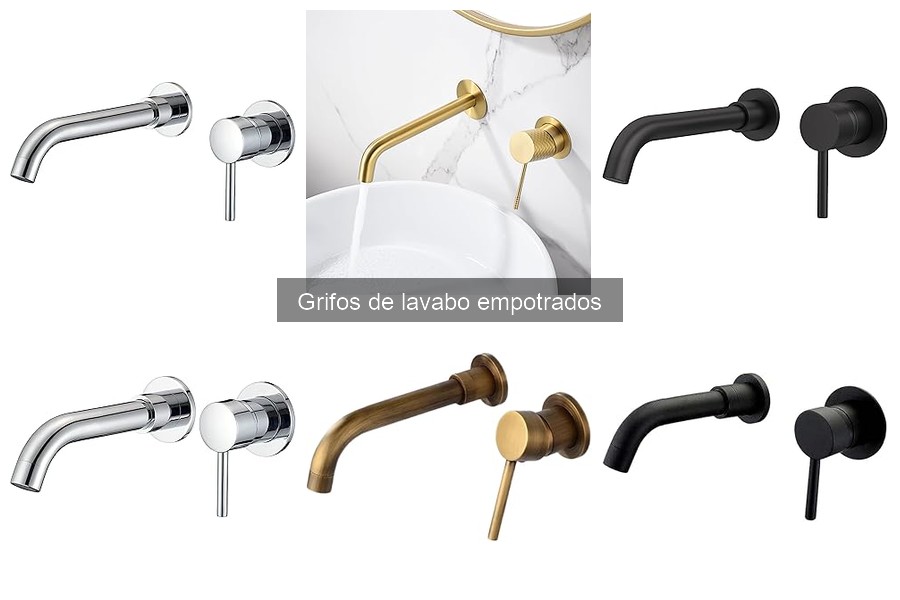 Comparativa de precios de grifos de lavabo empotrados