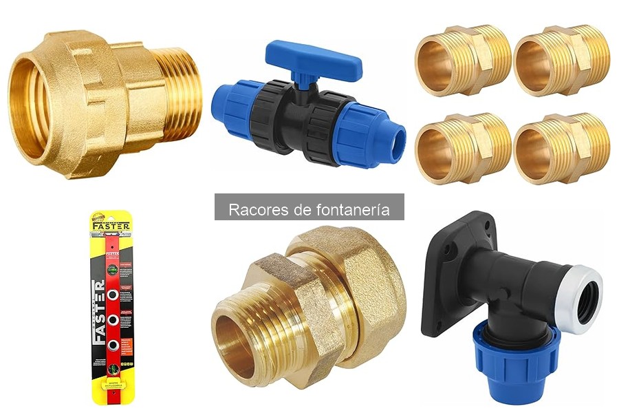 Comparativa de precios de racores de fontanería en Amazon