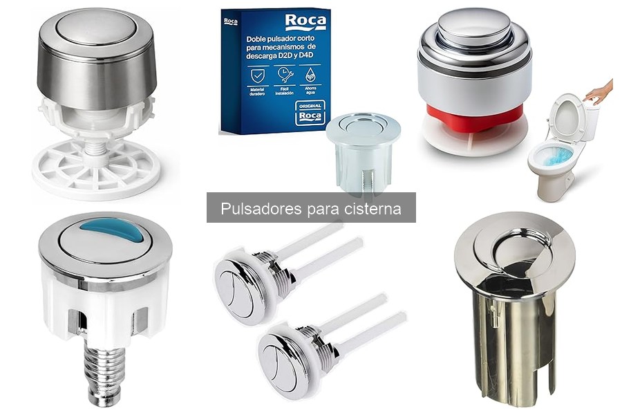 Comparativa de pulsadores para cisterna: Marcas y modelos