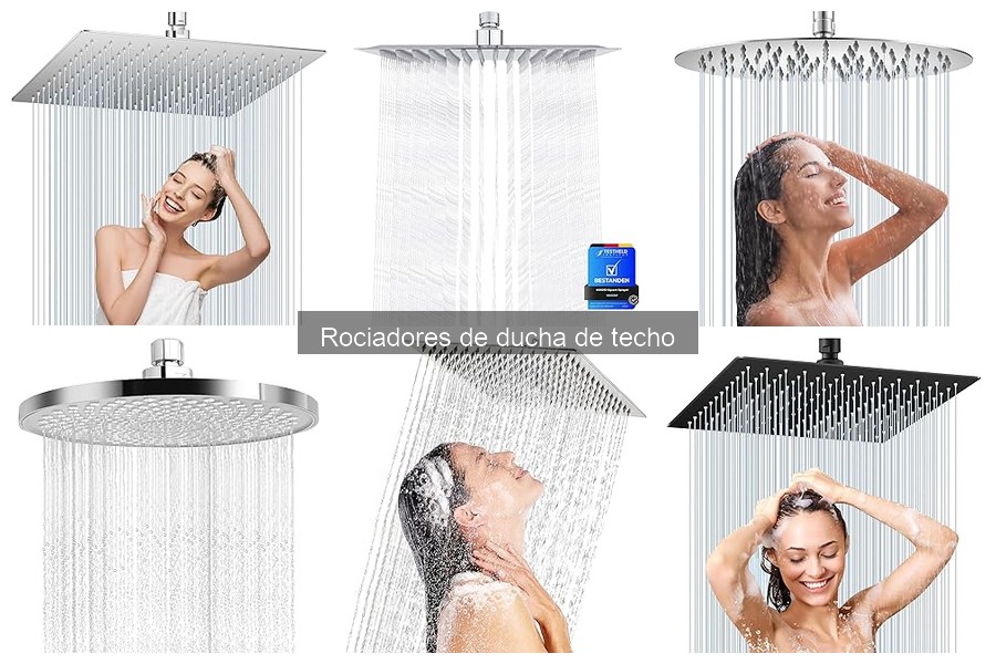 Comparativa de Rociadores de Ducha de Techo por Marca