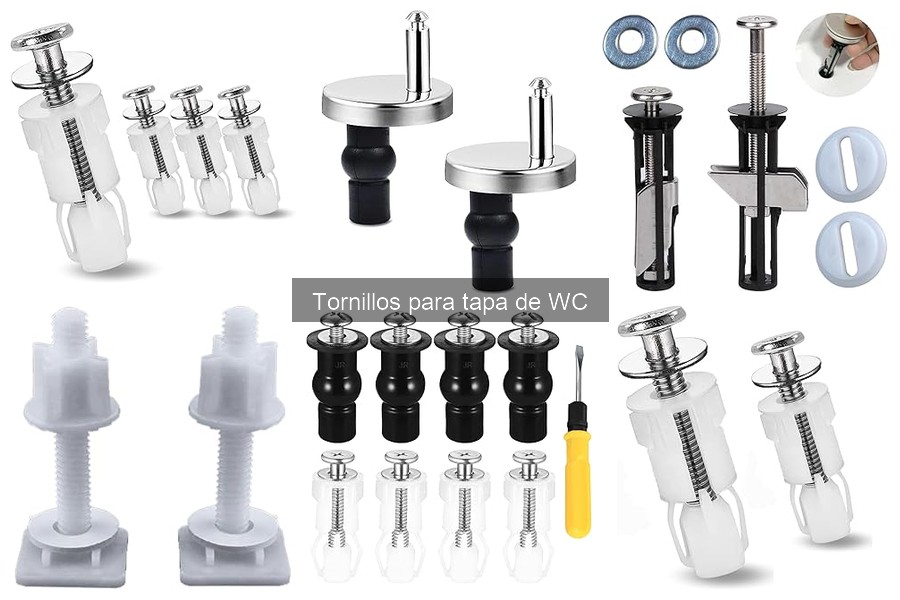 Comparativa de tornillos para tapa de WC: marcas y precios