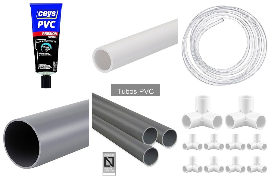Comparativa entre tubos de PVC y otros materiales en fontanería