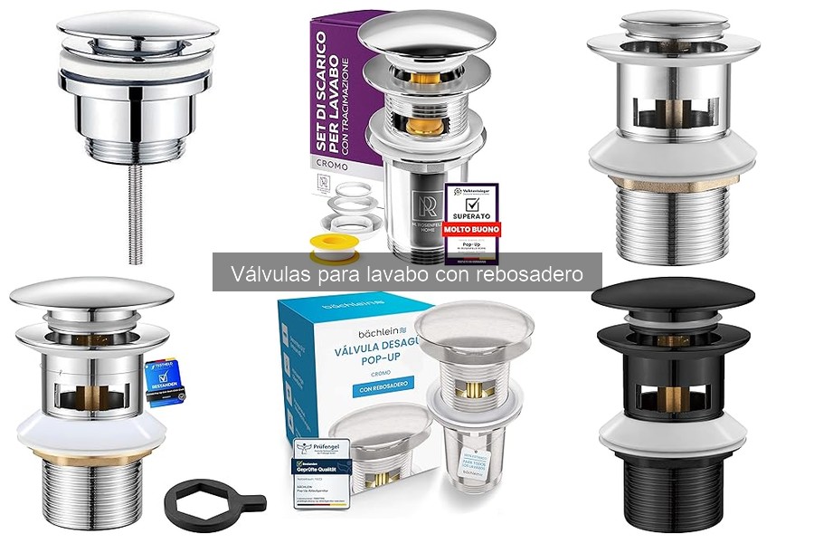 Comparativa Válvulas para Lavabo: Con y Sin Rebosadero
