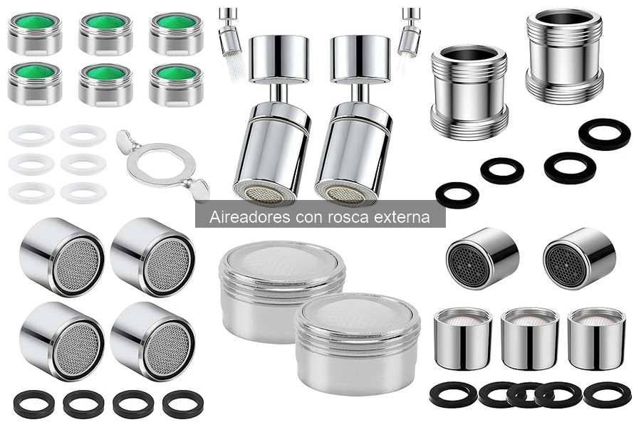 Compatibilidad de aireadores con rosca externa: ¿Cuáles funcionan?