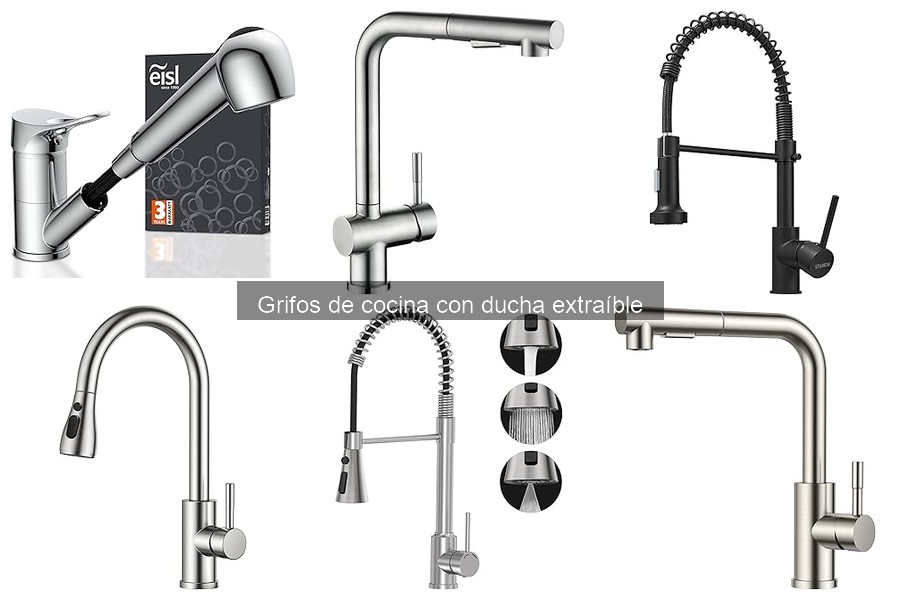 Compras Grifos de Cocina con Ducha Extraíble Baratos