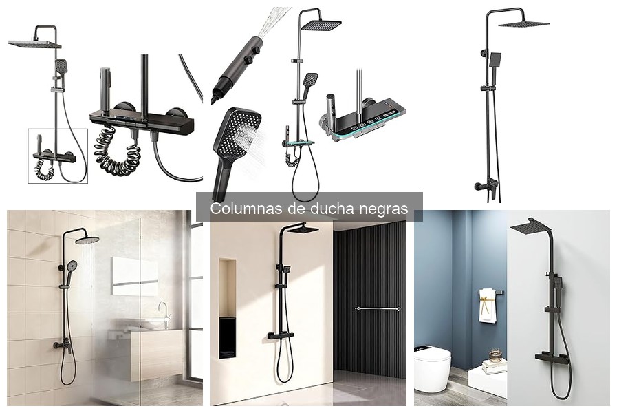 Descubre qué es una columna de ducha negra y sus beneficios