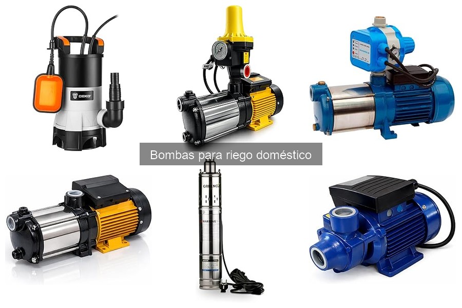Dónde comprar bombas para riego doméstico a buen precio